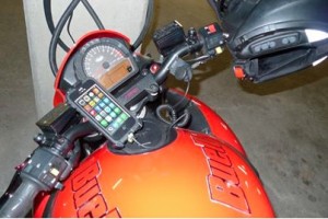 iPhone as Motorcycle GPS