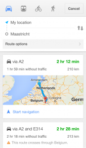The 13 best Motorcycle Navigation Apps reviewed - googlemapsscreenshot