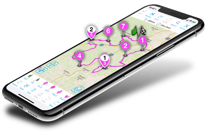 garmin basecamp route planning problems